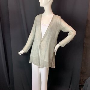 Sheer Linen Pantsuit & Camisole